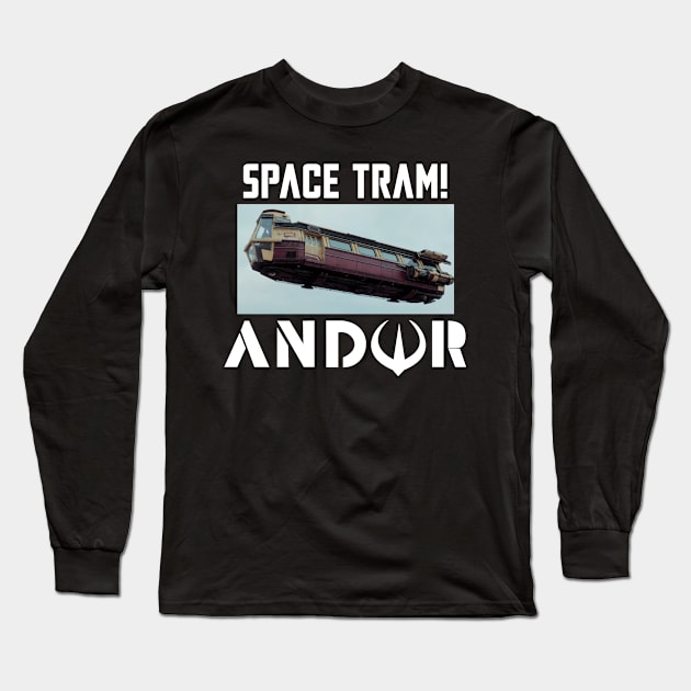 Ferrix Space Tram Long Sleeve T-Shirt by HoustonProductions1